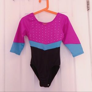 Girls' Ombre Gymnastics Leotard size6/6X